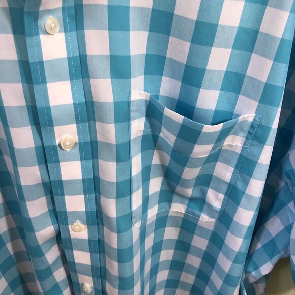 L.L. Bean Men's Short Sleeve Button Down Shirt Plaid Traditional Fit XXL - Picture 3 of 6